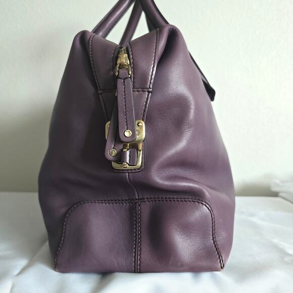 Tod's D-styling Handbag Leather Purple Lavender Large - Picture 4 of 12